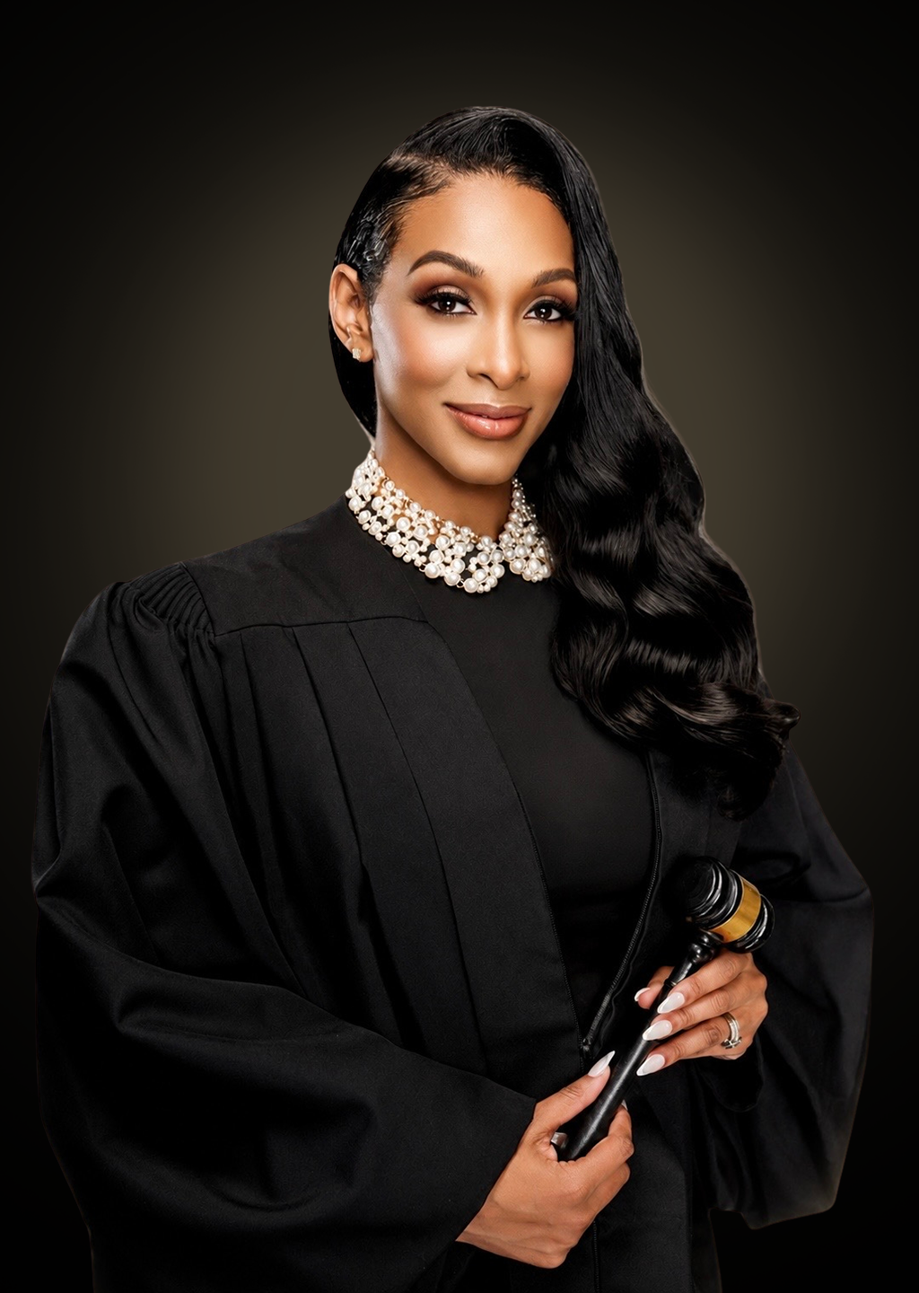 Judge Elizabeth Emmanuel in judicial robes